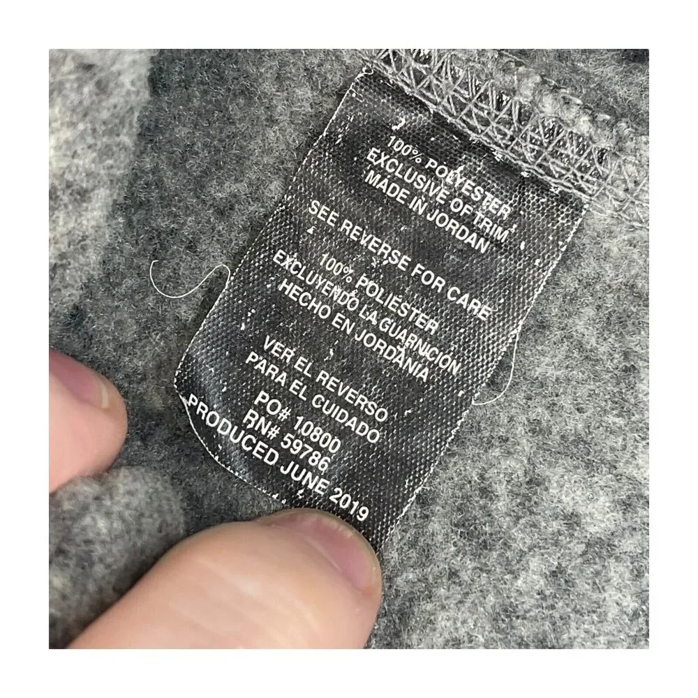Beverly Hills Polo Club Vest Men's Large Heather Gray Pockets Mock Neck Full Zip - Picture 4 of 6